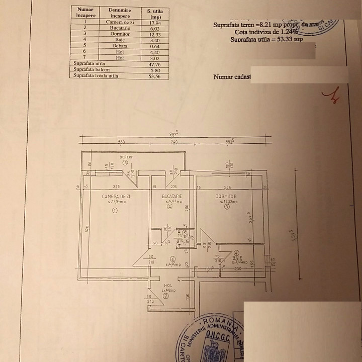 Ap 2 cam conf 1 dec, et 6/10,  Bld Republicii- 8 Martie