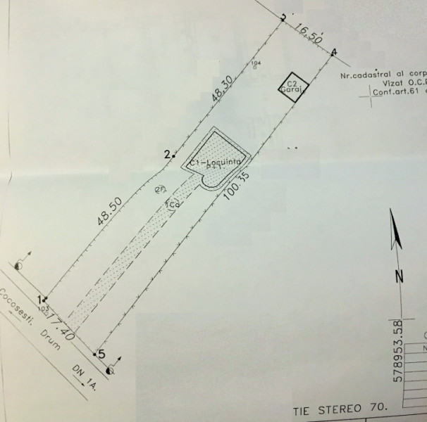 Vila Blejoi, strada principala,  P+ Et 1, constructie caramida, 2006