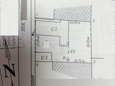 Ultracentral -Gh Doja, teren  384 mp, deschidere 17, 30 ml