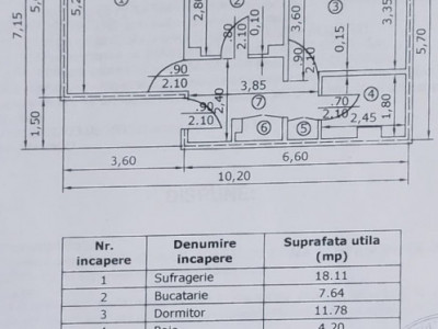 Ap 2 cam conf 1 dec, et 2/4, zona Cantacuzino-Paltinis