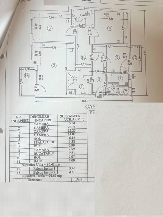 Ap 4 cam conf 1 dec, circular, et 2/4, zona Sud- Bulevard