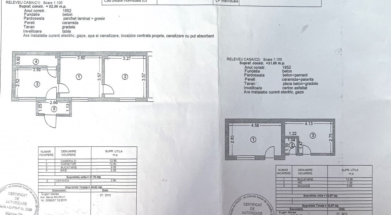 Casa 2 corpuri, Rudului-capat