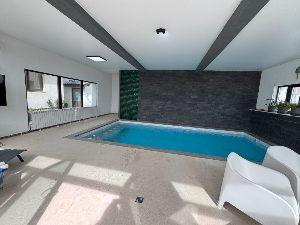 VILĂ P+1 MODERNĂ CU PISCINĂ, ACCES PRIVAT STREJNIC