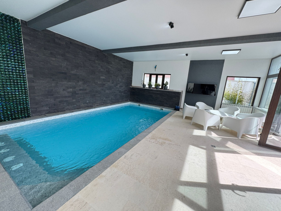 VILĂ P+1 MODERNĂ CU PISCINĂ, ACCES PRIVAT STREJNIC