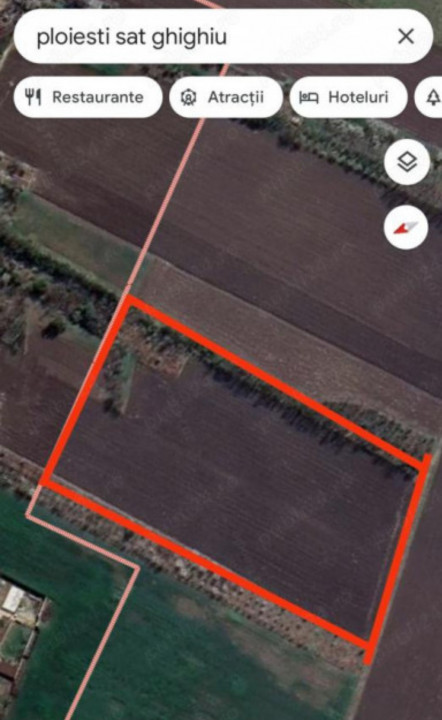 Teren intravilan 2999 mp, Com. Bărcănești, Sat. Ghighiu