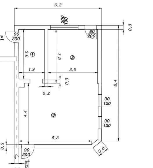 Spatiu commercial - 108 mp Zona Bulevardul Bucuresti