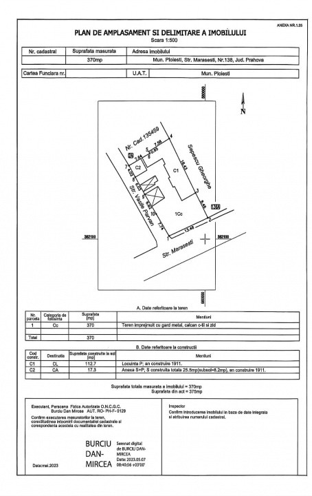 Casă boierească renovată complet – Str. Mărășești