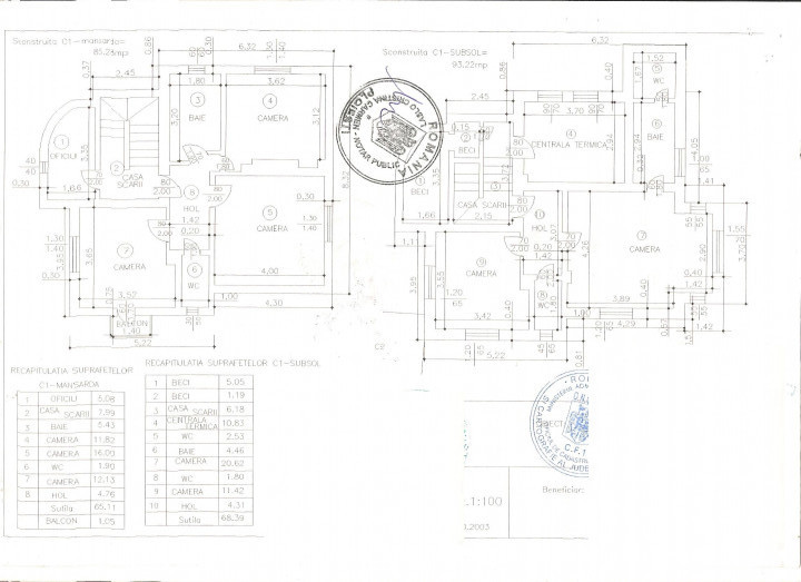 Clădire multifuncțională, D+P+ Et 1 + M+ Pod, Ultracentral- Bulevard