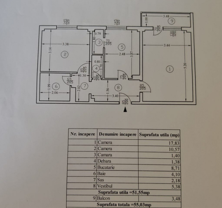 Apartament 2 camere decomandat, complet renovat și mobilat premium – Tineretului